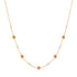 Gold Nano Gem Station Necklace